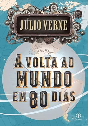 Capa do livro A Volta ao Mundo em 80 Dias